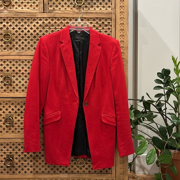 Rag & Bone cherry red blazer iconic - Picture 1 of 3